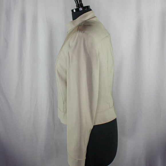 Bagatelle Short Jacket Tan Beige Size 6 - Picture 2 of 4